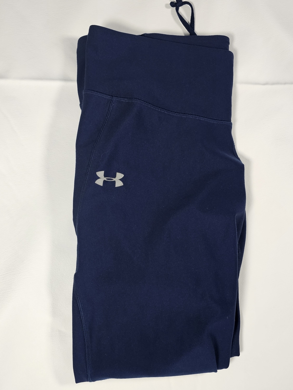 Under Armour HeatGear Compression Leggings Womens XL Blue Athletic Workout